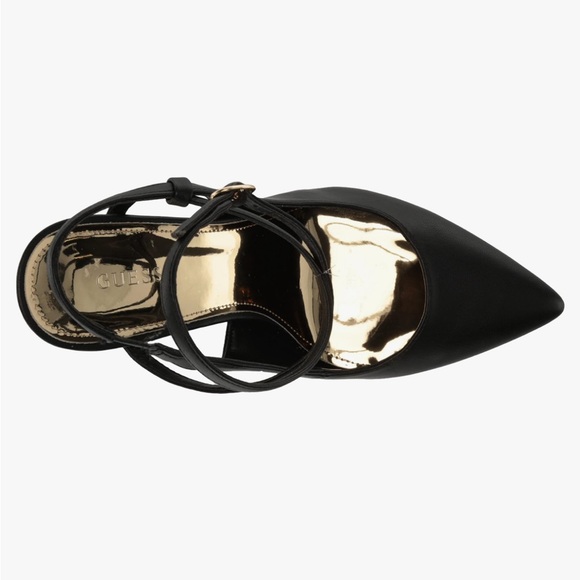 Guess Staton Classic Pumps. Black. 3.94" Heel. Sz. 11- Sleek & Sophisticated - Picture 4 of 5
